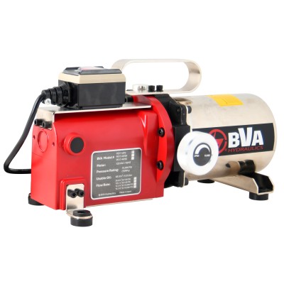 BVA Hydraulics Portable Electric Pump, 1/3 HP, 120 VAC, 60Hz, S/A, 49 In³ Usable Oil, 10,000 psi (700 bar)