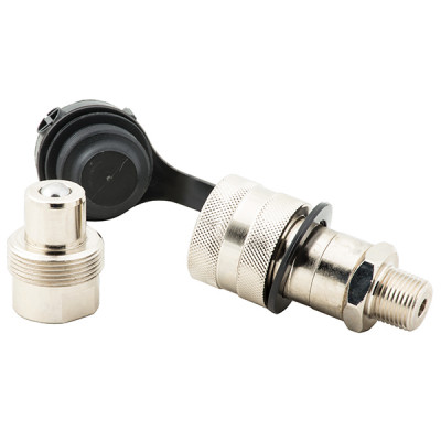 Coupler High Flow Set 3/8"-18 Nptf