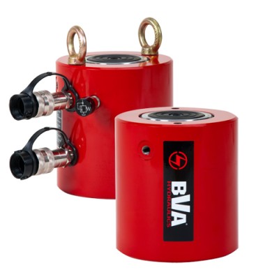 BVA Hydraulics High Tonnage Cylinder HDG10002 100 Ton 1.97 Stroke 10,000 psi (700bar)