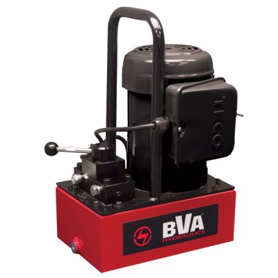 BVA Hydraulics Standard Electric Pump, 0.5HP, 1ph, 60Hz, 120V, Manual, 3W/3P, 1 Gal