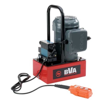 BVA Hydraulics Standard Electric Pump, 0.5HP, 1ph, 50Hz, 230V, Solenoid, 3W/3P, 1 Gal
