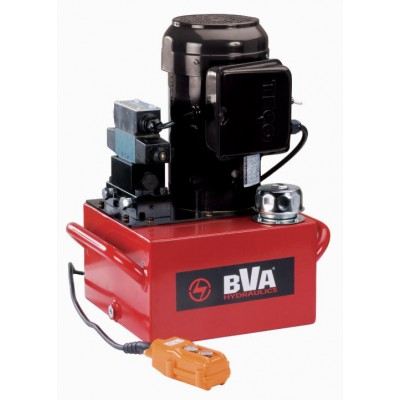 BVA Hydraulics Standard Electric Pump, 1HP, 1ph, 60Hz, 120V, Solenoid, 4W/3P, 2 Gal