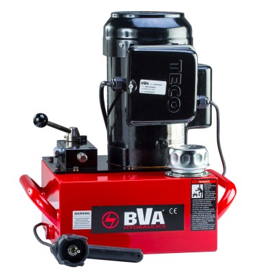 BVA Hydraulics Standard Electric Pump, 1HP, 1ph, 60Hz, 120V, Manual, 3W/2P, 2 Gal