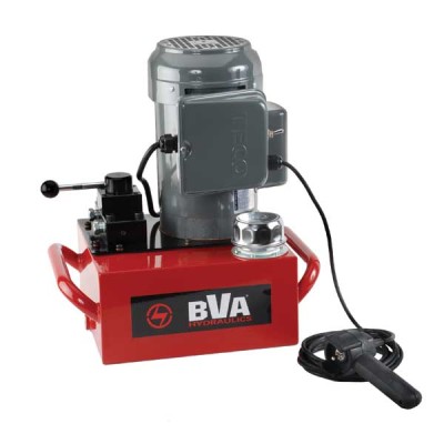 BVA Hydraulics Standard Electric Pump, 1HP, 1ph, 60Hz, 120V, Manual, 3W/3P, 2 Gal