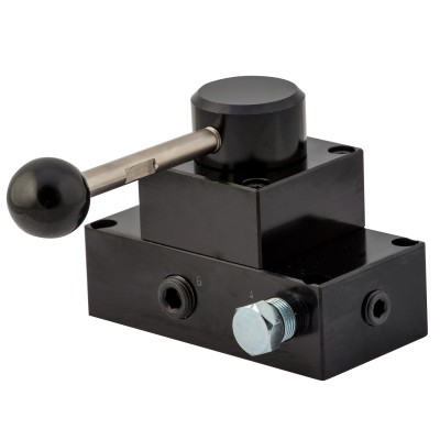 BVA Hydraulics PUW3 Manual control valve, pump mounted, 3W/3P, 10,000 psi (700 bar)