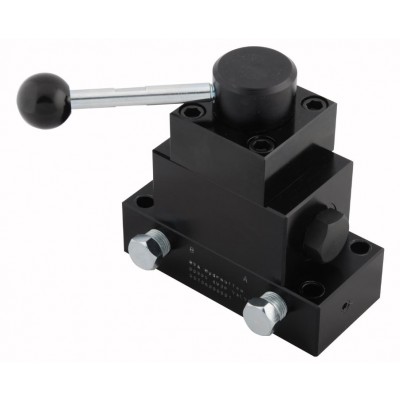 BVA Hydraulics PUW43L Manual control valve with locking, pump mounted, 4W/3P, 10,000 psi (700 bar)